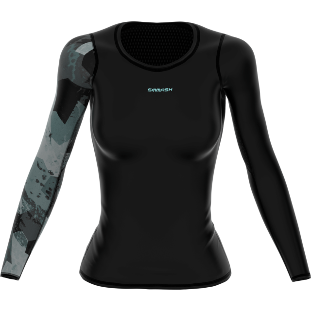 COMPRESSION SHIRT WITH LONG SLEEVES MESH PRO